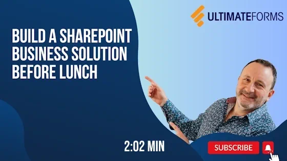Build a SharePoint Business Solution Before Lunch (No Code Needed) - Intro Video